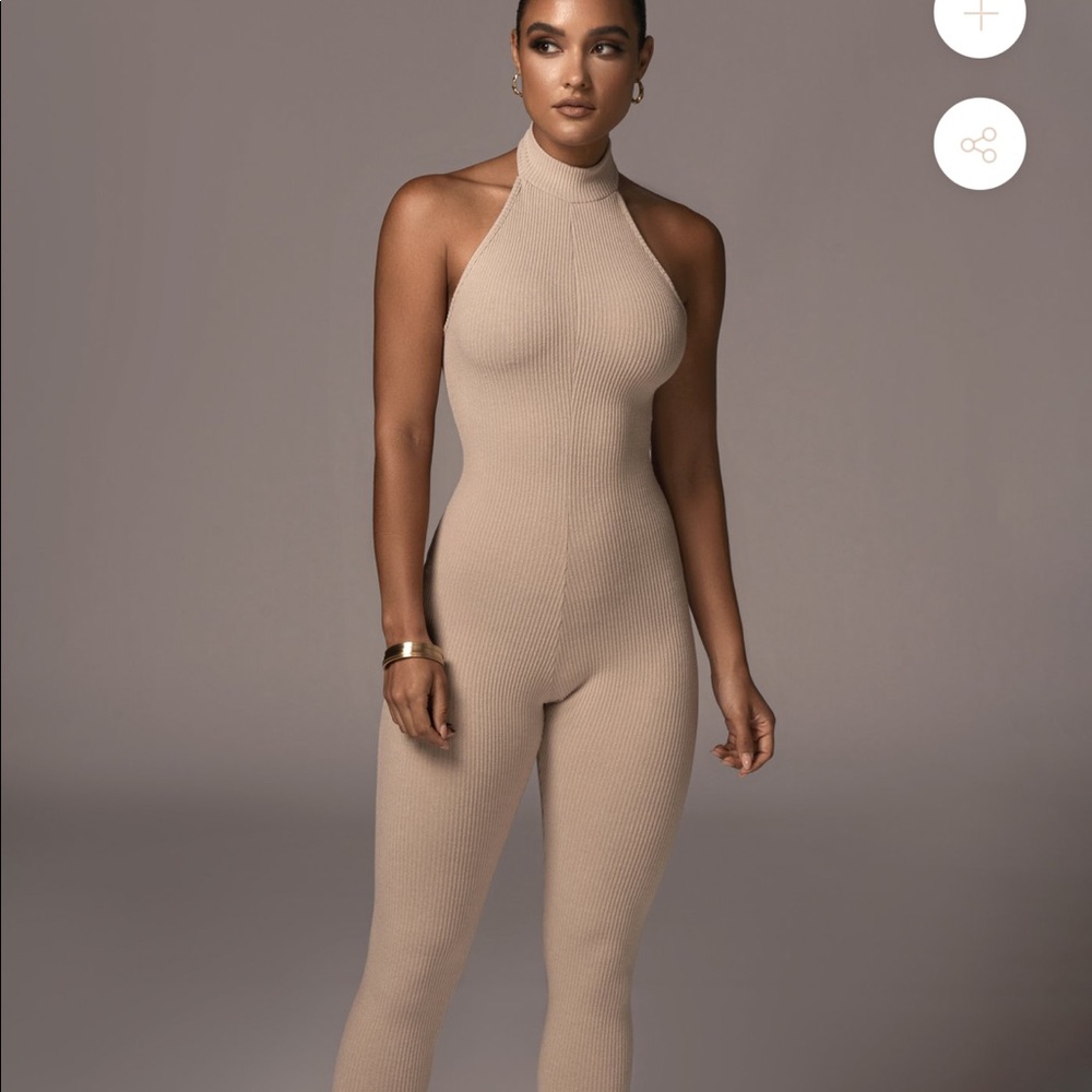 JLUXLABEL HALTER JUMPSUIT -BRAND NEW